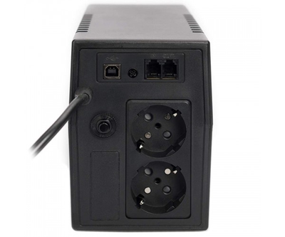 ДБЖ Digitus Line-Interactive, 600VA/360W, LED, 2xSchuko, RJ11, USB