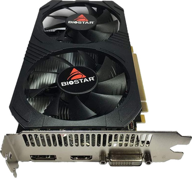Biostar PCI-Ex Radeon RX 560 4GB GDDR5 (128bit) (1275/6000) (HDMI, DisplayPort, DVI) (VA5615RF41)