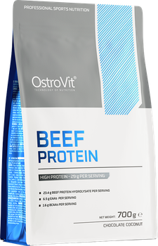 Протеїн OstroVit Beef Protein Шоколад-кокос 700 г (5903933910116)