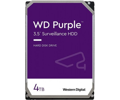 HDD 4TB, 5400rpm, WD Purple, 256M, SATA III (WD43PURZ)