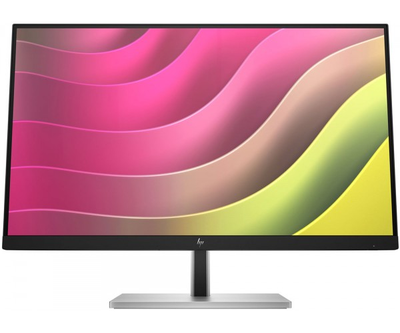 TFT 23.8" HP E24t G5, IPS, 75Hz, сенсорний, HDMI, DP, USB-hub, HAS, Pivot, чорно-сріблястий