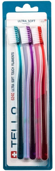 Набір зубних щіток Tello 6240 ultra soft (7640170721270)