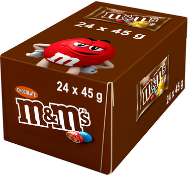 Упаковка драже M&M's шоколад 24 шт x 45 г (5900951297229)