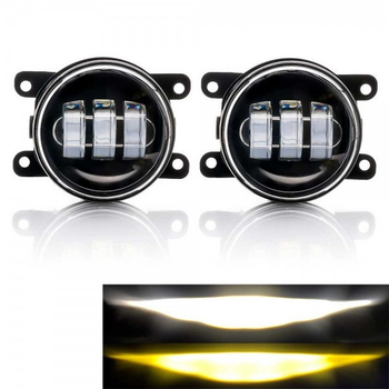 Дополнительные противотуманные LED фары ПТФ на Toyota Camry 3,5" 45+45W біл/жовт 06-11 комплект Тойота Камри M2065026