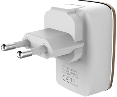 Мережевий зарядний пристрій Ldnio 2 x USB + кабель Lightning (A2204 Lightning)