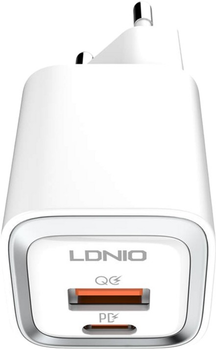 Мережевий зарядний пристрій Ldnio USB-C 20 W + кабель Lightning (A2318C Lightning)