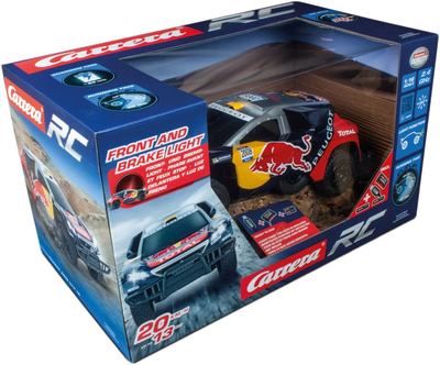 Автомобіль Carrera RC Peugeot 08 DKR 16 Red Bull 2.4 ГГц (9003150116547)