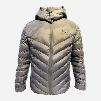 Kurtka zimowa męska krótka Puma Winter Jacket 53885715 XL Szara (4065451882342)