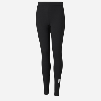 Підліткові спортивні лосини для дівчинки Puma Ess Logo Leggings G 587035-01 134-140 см Чорні (4063697162303)