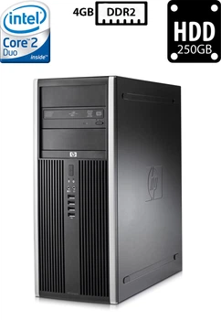 Комп'ютер Hewlett Packard Compaq dc7900 MiniTower Core 2 Duo E8400 3.00GHz 4GB DDR2 HDD 80GB+HDD 80GB Intel Q45/Q43 Express Chipset (PHDC7900R4H160A) Б/В