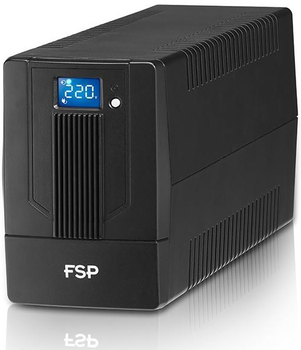 Джерело безперебійного живлення FSP iFP1500 1500VA / 900W LCD-дисплей USB 4xSchuko Чорний (PPF9003105)