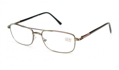 Окуляри скло Boshi-Veeton 8956-C2 у металевій оправі,окуляри для зору зі скляною лінзою -1.0