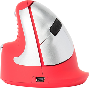 Беспроводная компьютерная мышь R-Go Tools HE ergonomic mouse Red Для левой руки g3