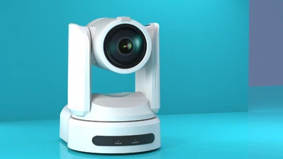 PTZ камера PUAS PUS-UHD820-03G-W/B-N, 20x zoom, 4K60, кут 60, audio in/out, NDI, біла