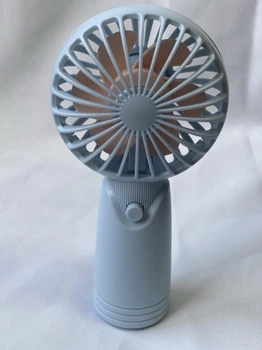 Портативний акумуляторний міні вентилятор ручний Mini Fan AP 223 блакитний