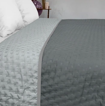Покрывало паяное Zastelli Monument/Glacier Grey Двустороннее 145х210 см (2100000286356)