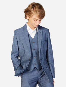 Детский пиджак для мальчика Calvin Klein 502118619 134 см Синий (1159806443)