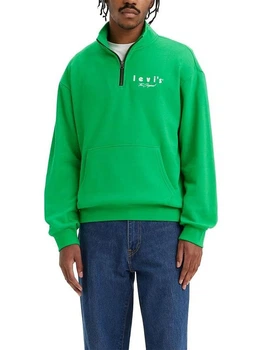 Толстовка на флісі, на блискавці чоловіча Levi`s 753994233 2XL Зелена (1159802485)