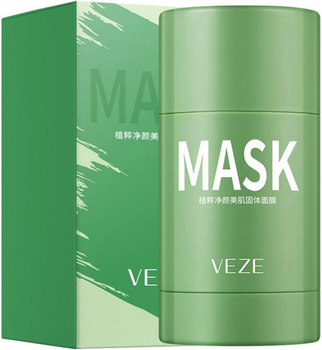Маска-стик для лица VEZE Botanical Essence Facial Solid Mask для глубокого очищения 40 г (6925346319958/6976623804773)