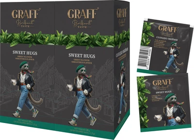 Упаковка зеленого чая Graff Osmanthus Байховый 2 пачки по 20 пакетиков х 1.5 г (4820279610559)