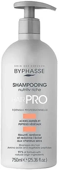 Шампунь живильний для сухого волосся Byphasse Shampoo Nutritiv Riche 750ml (695580-1375827-2)