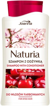 Шампунь-кондиционер с вишней для окрашенных волос Joanna Naturia Shampoo & Conditioner Cherry 500ml (500 мл) (708606-636576-2)