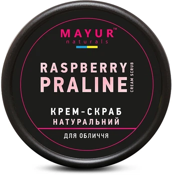 Натуральный крем-скраб для лица "Малиновое пралине" - Mayur Raspberry Praline Cream Scrub 50ml (50ml) (1052462-1399150-2)