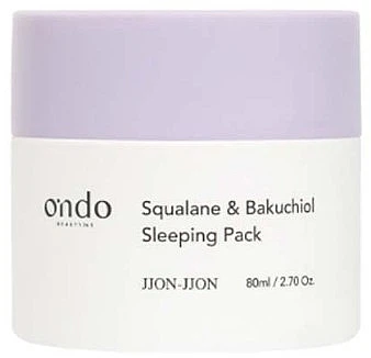 Нічна маска для обличчя з бакучиолом та скваланом - Ondo Beauty 36.5 Squalane & Bakuchiol Sleeping Pack 80ml (1111353-1483449-2)