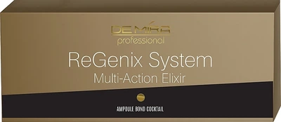 Ампульный коктейль-бонд для восстановления волос - Demira Professional ReGenix System Multi-Action Elixir 10x10ml (1149161-1533595-2)