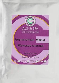 Альгінатна маска проти старіння "Жіноче щастя" - ALG & SPA Professional Line Collection Mask Woman's Bliss Peel off Mask (пробник) 25g