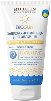 Солнцезащитный крем для лица SPF 60 - Bioton Cosmetics BioSun 50ml (1101911-1466581-2)