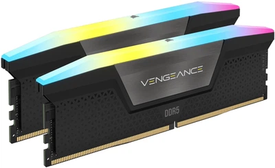 Оперативна пам'ять Corsair 64GB (2x32GB) DDR5 6000MHz Vengeance RGB (CMH64GX5M2B6000Z40)
