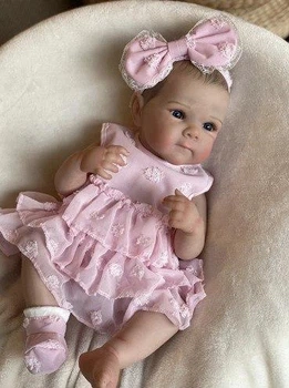 Виниловый ПУПС принцесса ручной работы Baby Born - настоящий младенец! Кукла с живыми глазами, с соской