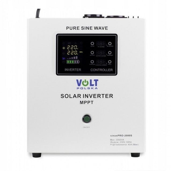 Источник бесперебойного питания (ИБП) Volt Polska SinusPro 2000s 1400/2000W 24v (Белый)