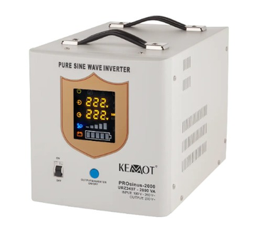 Источник бесперебойного питания (ИБП) Kemot 1200/2000W 12v (Белый) (URZ3407)