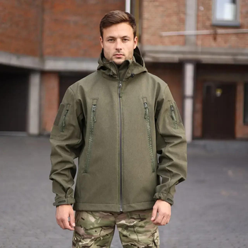 Куртка Softshell 01. Олива M (JA-013TGY)