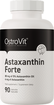 Харчова добавка OstroVit Astaxanthin FORTE 90 капсул (5903246225709)