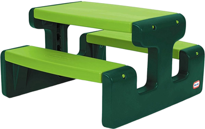 Стіл для пікніка з лавкою Little Tikes Go Green Зелений (0050743174131)