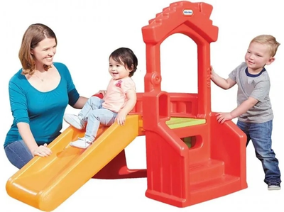 Mini plac zabaw ze zjeżdżalnią Little Tikes Climb 'N' Slide Playhouse Czerwony-Żółty (0050743173080)