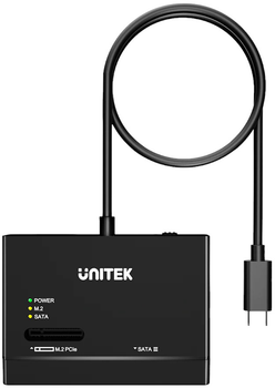 Kieszeń zewnętrzna Unitek NVMe M.2 SSD Enclosure Adapter USB 3.1 Black (S1232A01-EU)