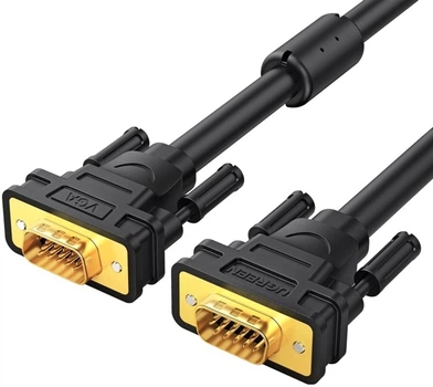 Кабель Ugreen VG101 VGA Male to Male Cable 2 м Black (UGR-11646)