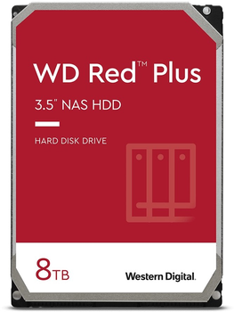 Жесткий диск Western Digital Red Plus NAS 8TB 5640rpm 256MB WD80EFPX 3.5 SATA III