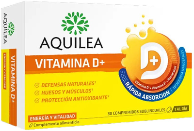 Вітамінний комплекс Aquilea Vitamin D+ 30 пігулок (8470001998347)