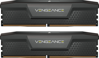 Оперативная память Corsair DDR5-4800 32768MB PC5-38400 (Kit of 2x16384) Vengeance Black (CMK32GX5M2A4800C40)