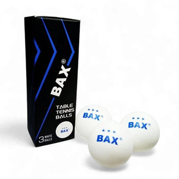Набор мячей для настольного тенниса BAX 3* White 3 штуки