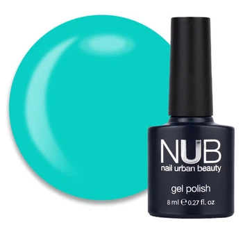 Гель-лак NUB 077 Young Green мятно-бирюзовый 8 мл (096200205772)