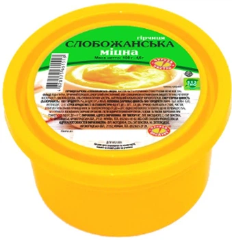 Ящик міцної гірчиці Слобожанська Чугуєв продукт 100 г х 7 шт