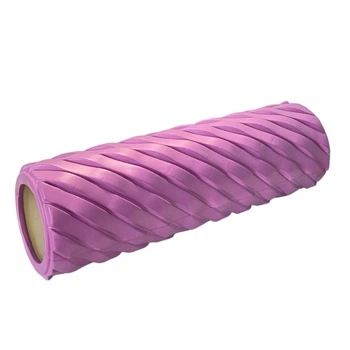 Масажний ролик RollerUA Waves для спини та тіла 45 см Light Purple 18271246