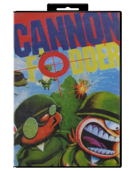 Игра RMC Mega Drive Cannon Fodder 90х Английская Версия Без Мануала Б/У