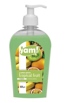 Жидкое крем-мыло JAM с дозатором с глицерином Тропические фрукты 325 г